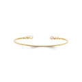 Offenes Armreif-Armband mit Zirkonia Vergoldet – Eleganz & Raffinesse | Shop Nory