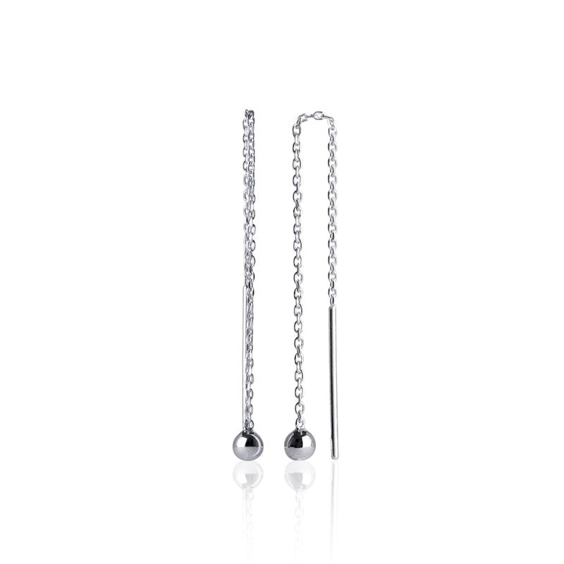 Ohrkettchen mit Perlen aus Silber | Shop Nory