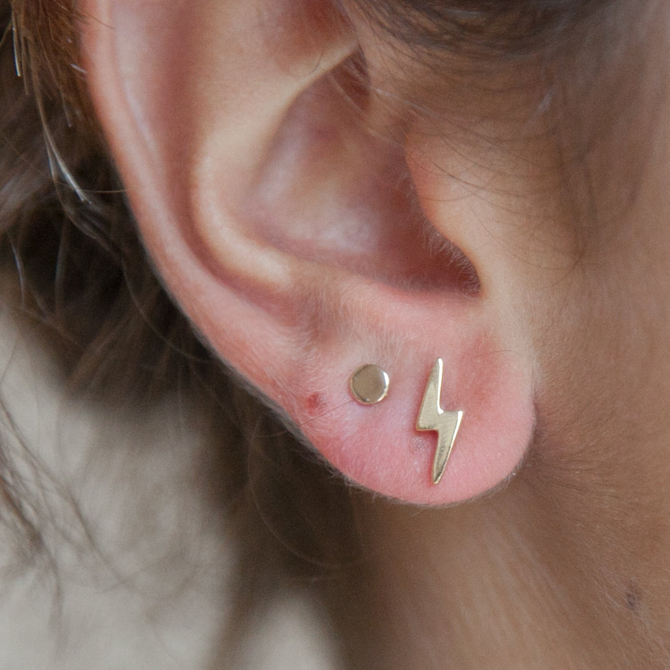 Ohrstecker Blitz Vergoldet für Damen | Shop Nory