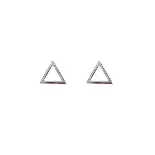 Ohrringe Ohrstecker Dreieck aus Silber | Shop Nory
