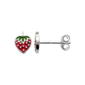 Ohrstecker Erdbeeren Kinder Ohrringe aus 925 Silber | Shop Nory