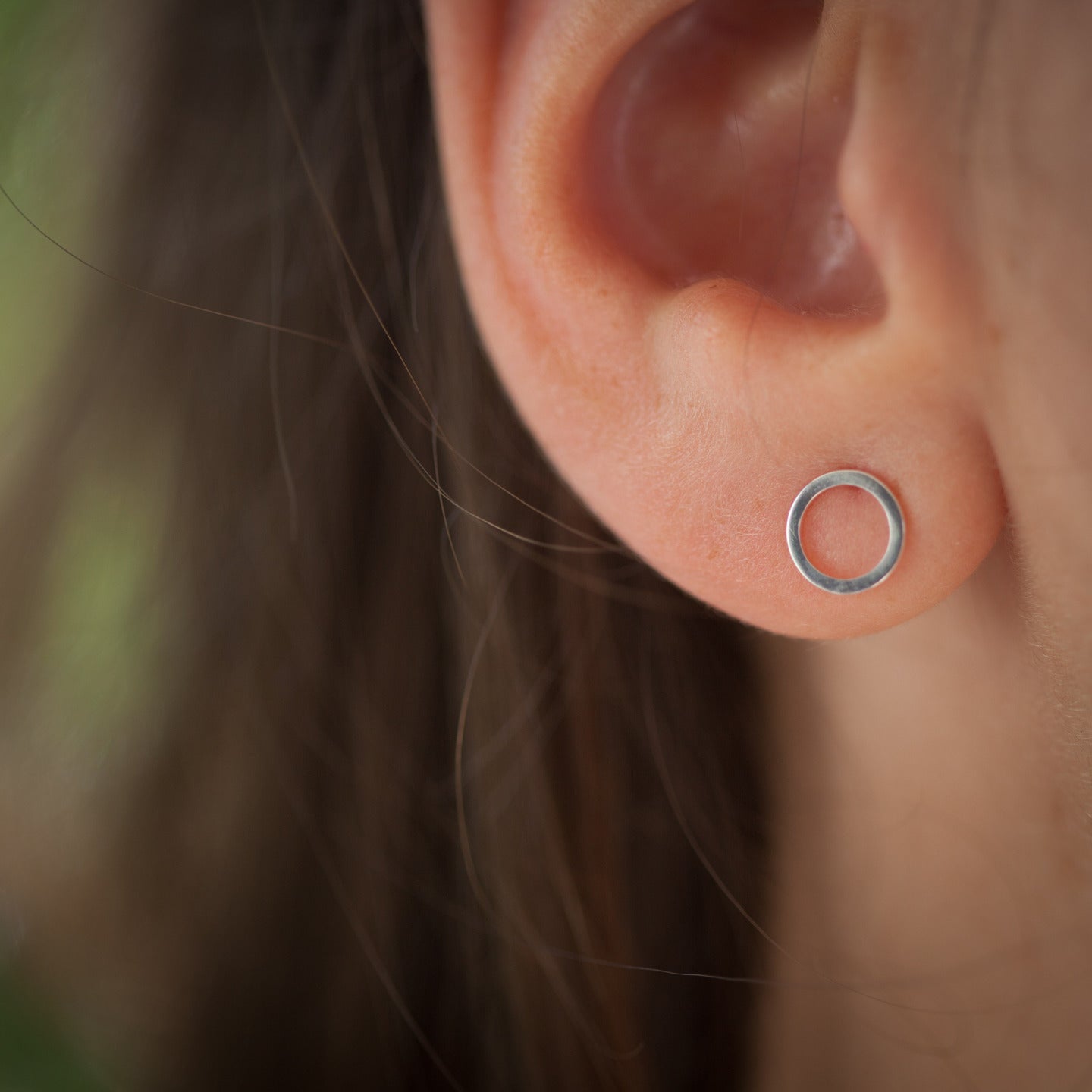Ohrstecker Ohrringe Kreis Rund aus Silber | Shop Nory