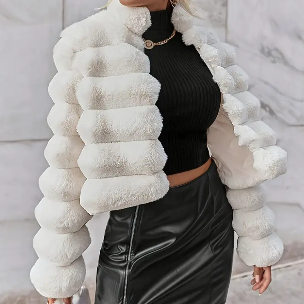 Shopnory | Eleganter Winterpelzmantel für Damen
