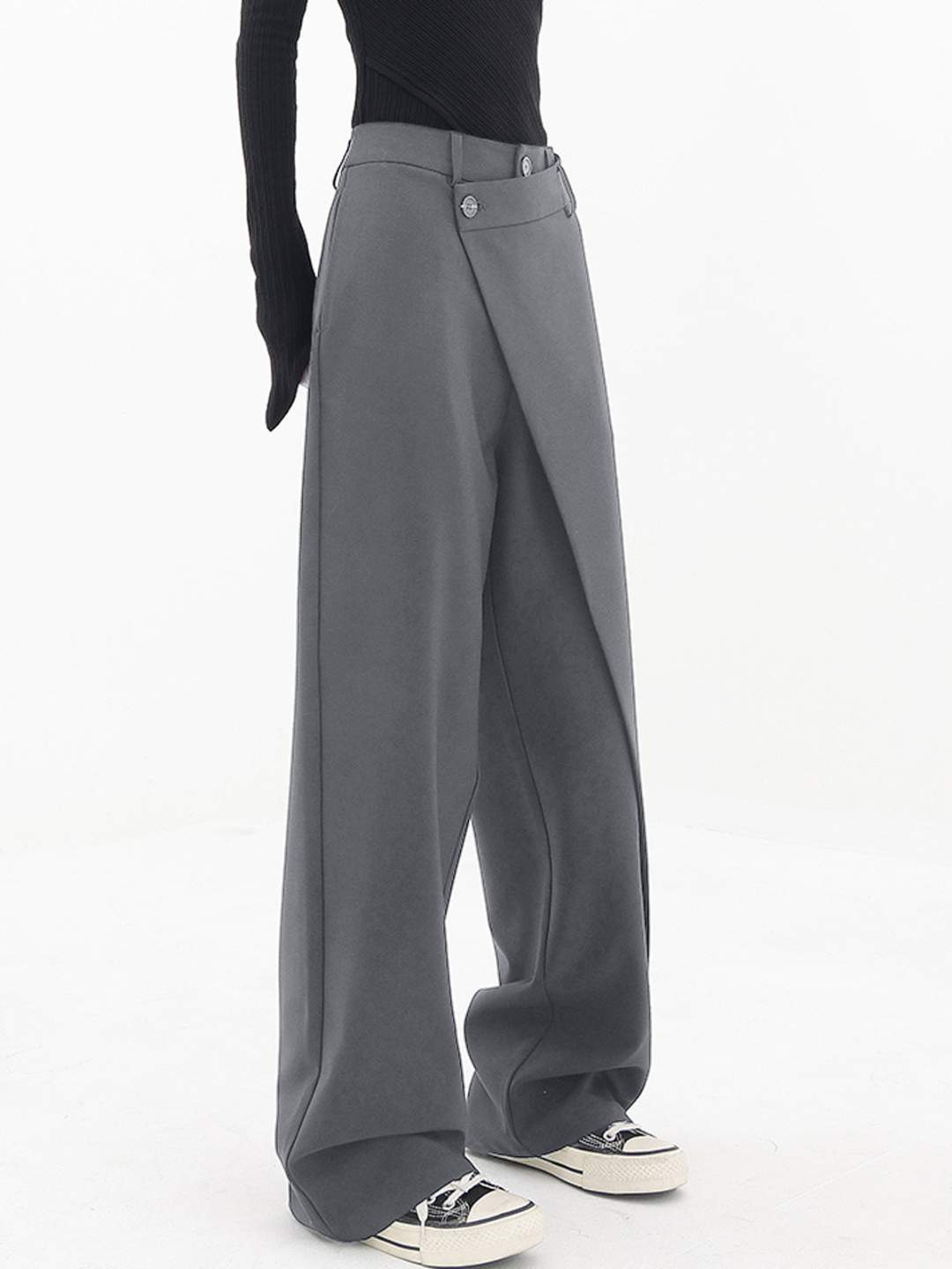 Weite Hosen mit Hoher Taille für Damen