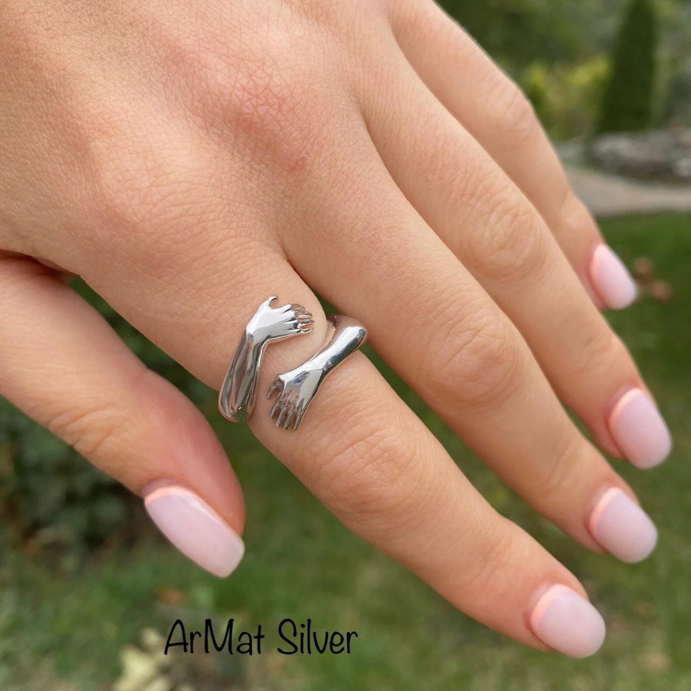 Silberner Umarmungsring | Shop Nory