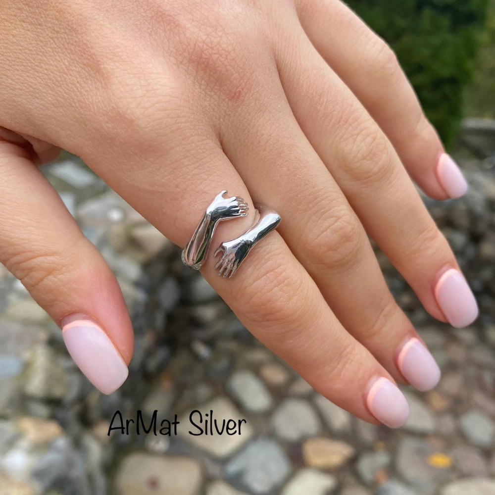 Silberner Umarmungsring | Shop Nory