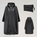 Damen Faltbare Regenjacke mit Kapuze und Wasserdichtem Stoff
