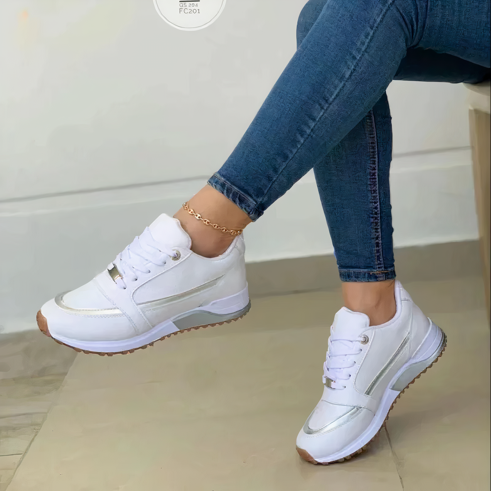 Orthopädische Schuhe - Schnürschuhe - Weicher Sohle - Walkingschuhe - Damen Sneakers