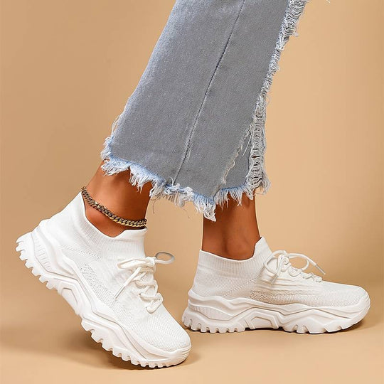 Orthopädische Sportschuhe | Chunky | Mesh | Slip-on Sneaker | Sportschuhe für Frauen