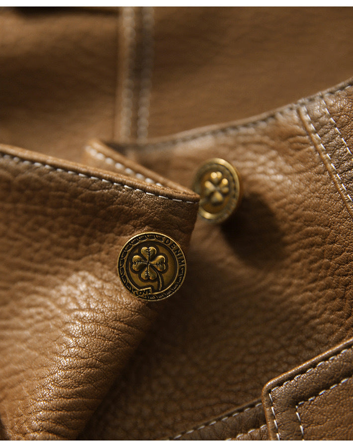 Elegante Lederjacke