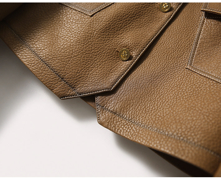 Elegante Lederjacke