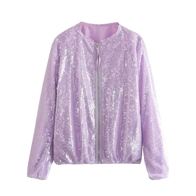 Glänzende Couture-Jacke
