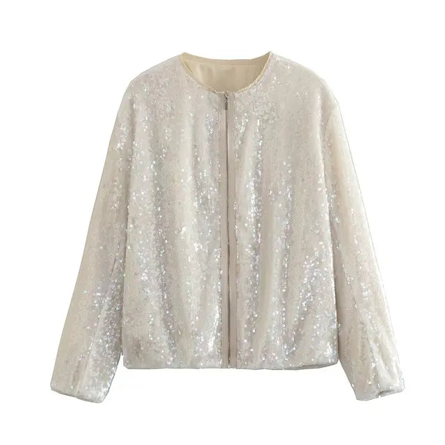 Glänzende Couture-Jacke