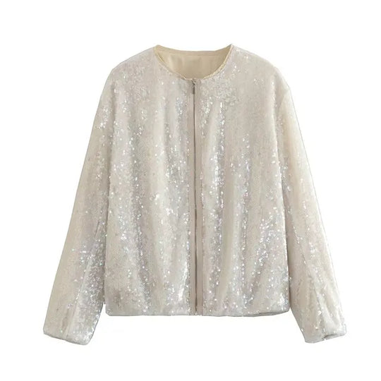 Glänzende Couture-Jacke