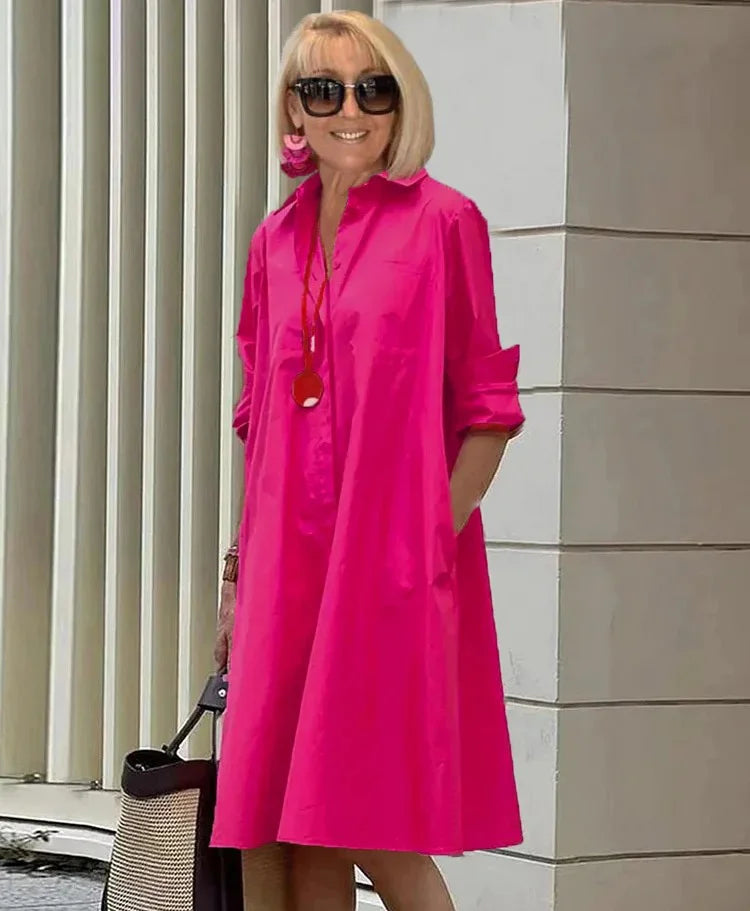 Elegantes Mittelanges Kleid für Damen - Stilvolles Midi Kleid