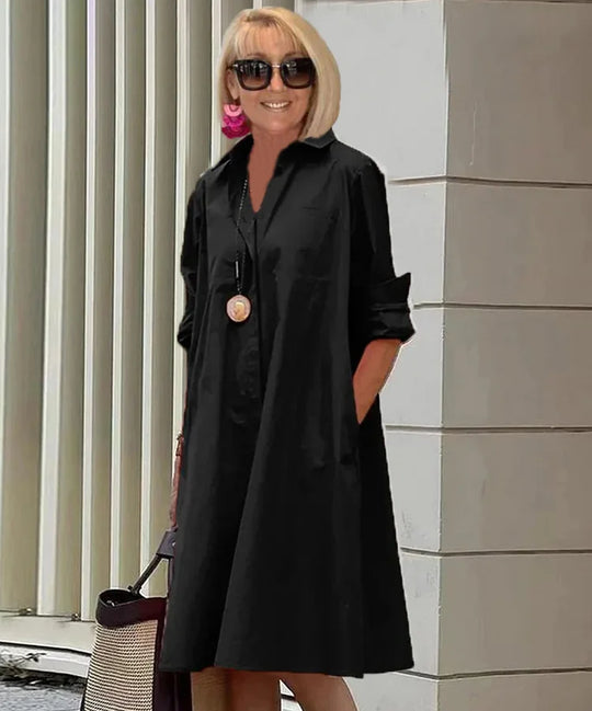 Elegantes Mittelanges Kleid für Damen - Stilvolles Midi Kleid