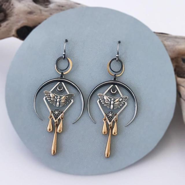 Spiralohr | Geometrisch unregelmäßige Schlangenohrringe | Shop Nory