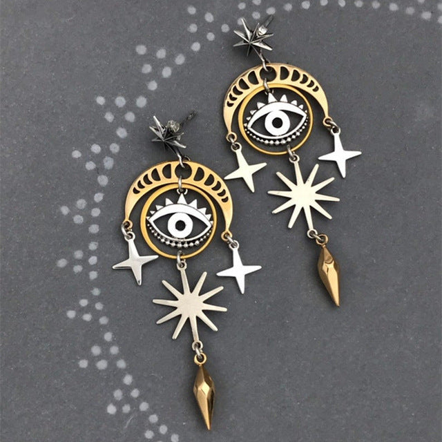 Spiralohr | Geometrisch unregelmäßige Schlangenohrringe | Shop Nory