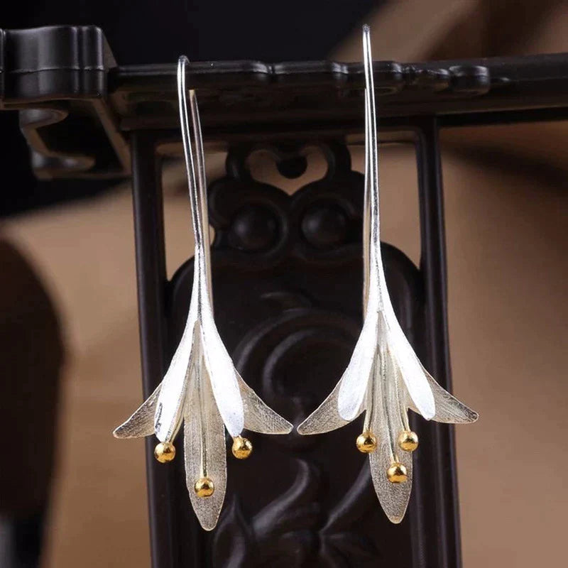 Silberne Blumenohrringe | Shop Nory