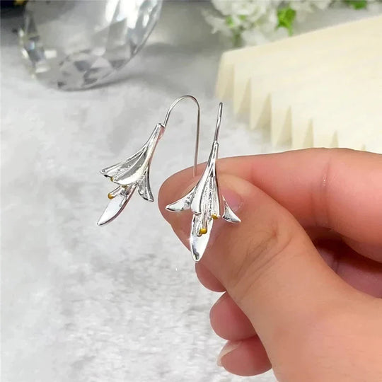 Silberne Blumenohrringe | Shop Nory