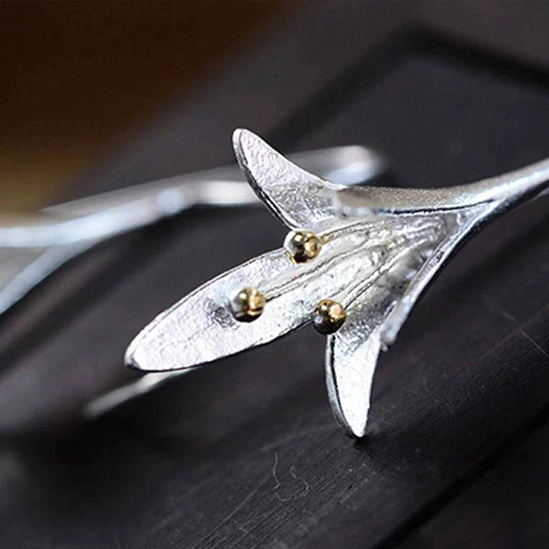 Silberne Blumenohrringe | Shop Nory