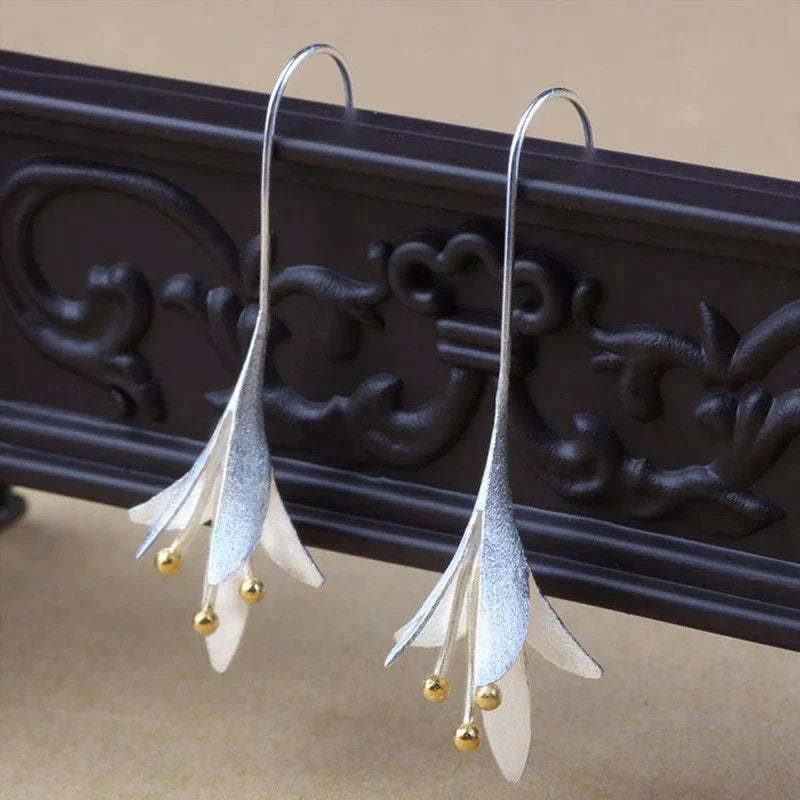 Silberne Blumenohrringe | Shop Nory