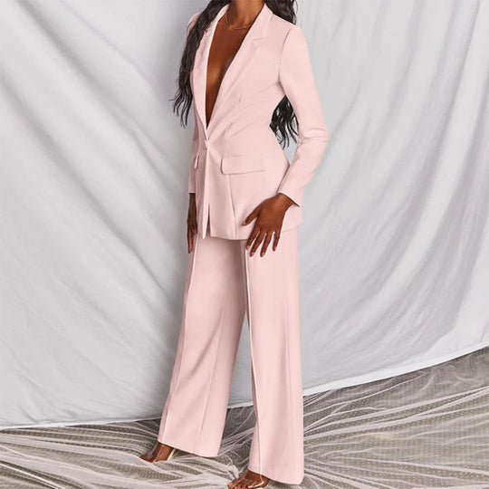 Set Elegantes Blazer und Hose-Set für Damen