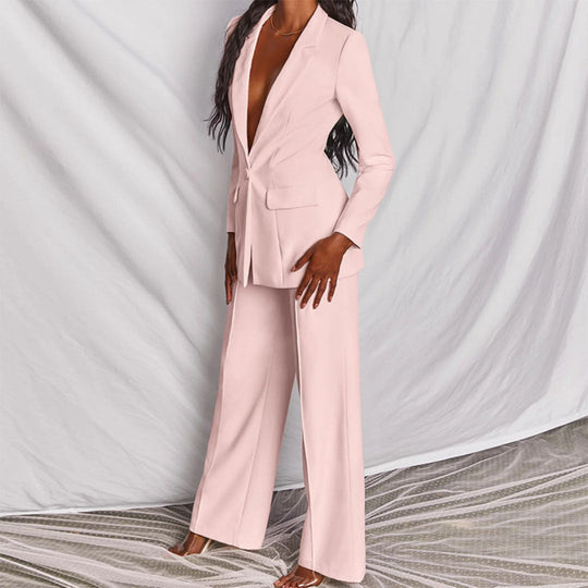 Eleganter Blazer & Hosenanzug für Damen