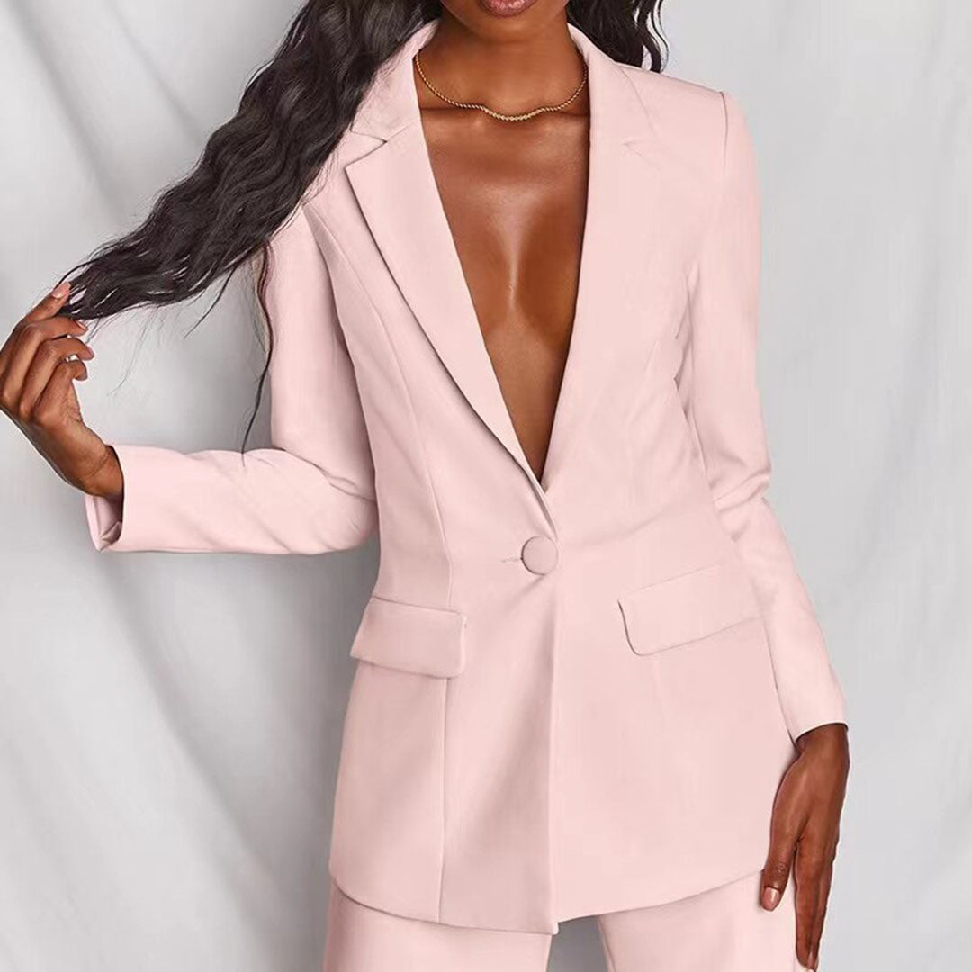 Eleganter Blazer & Hosenanzug für Damen