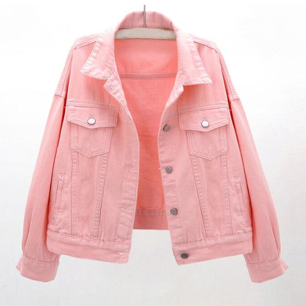 Lässige Denimjacke Baumwolle Klassisch und Zeitlos
