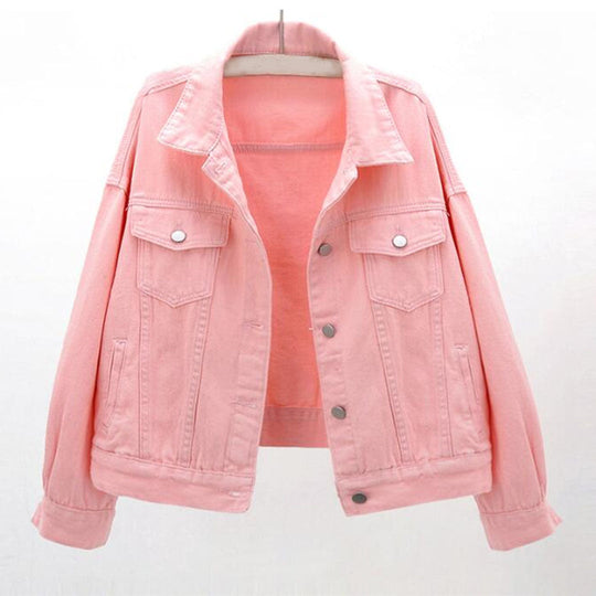 Lässige Denimjacke Baumwolle Klassisch und Zeitlos