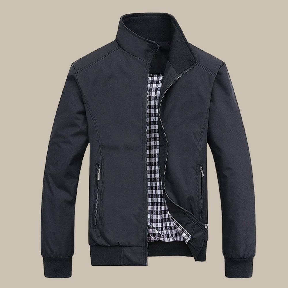 Stilvolle Casual Herbst Windbreaker mit Kragen für Männer