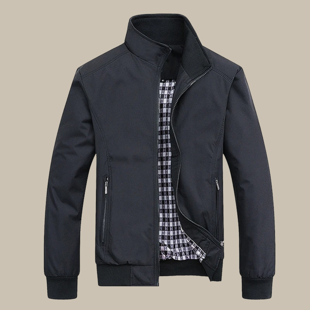 Stilvolle Casual Herbst Windbreaker mit Kragen für Männer