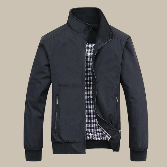 Stilvolle Casual Herbst Windbreaker mit Kragen für Männer