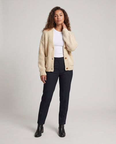 Damen Grobstrick-Pullover mit Norweger‑Muster und hohem Rollkragen Shop Nory