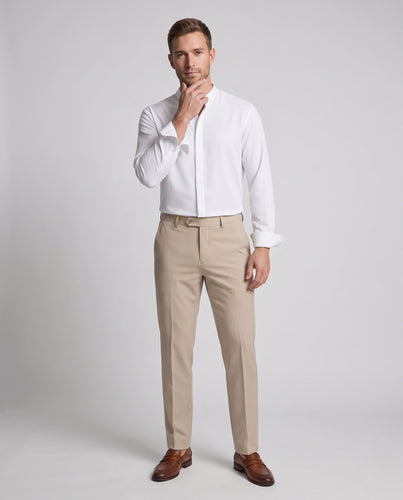 Herren Hemd mit Stehkragen und verdeckter Knopfleiste Shop Nory