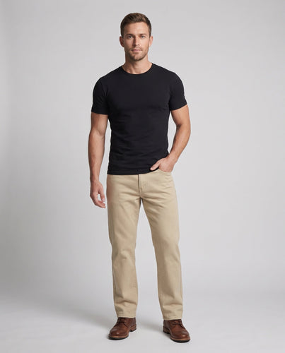 Herren Oversize-Baumwollhose mit geradem Bein Shop Nory