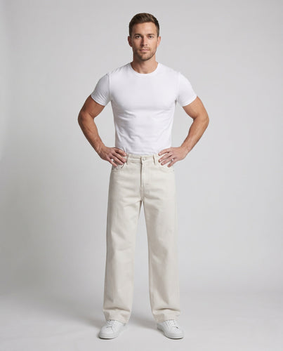 Herren Weit geschnittene Lounge-Chino aus schwerem Twill mit extra langem Saum Shop Nory