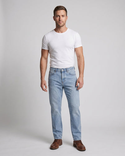 Herren Weite Straight‑Leg Jeans im Baggy‑Look aus robustem Denim Shop Nory