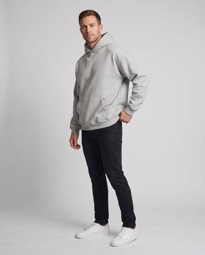Unisex Oversize-Kapuzenpullover mit Kängurutasche und strukturierter Scuba-Optik Shop Nory