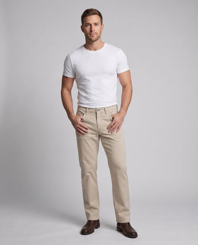 Unisex Weite Baggy-Hose aus Baumwoll-Twill mit tiefem Schritt Shop Nory