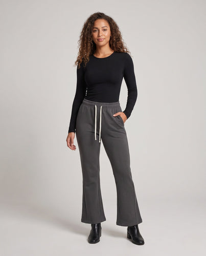 Damen Flared-Sweathose mit elastischem Bund und Kordelzug Shop Nory