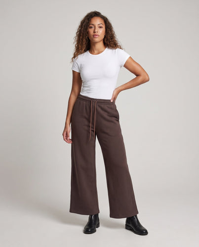 Damen weite Lounge-Sweathose mit Kordelzug und hohem Bund Shop Nory