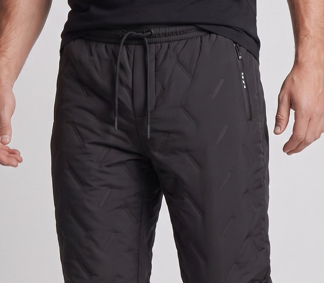Herren Thermische Outdoor-Jogginghose mit dickem Sherpa-Innenfutter, elastischem Bund und Sicherheits-Reißverschlusstasche Shop Nory