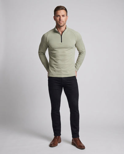 Herren Thermisches Langarm-Halbzip-Funktionsshirt mit wärmender Fleece-Innenlage Shop Nory