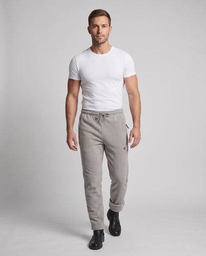 Herren Thermo-Fleece-Jogginghose mit Sherpa-Innenfutter, windabweisender Außenschicht und Reißverschlusstaschen Shop Nory