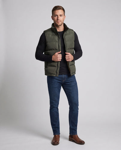Herren Thermo‑Steppweste mit kuscheligem Sherpa‑Futter und wasserabweisender Mikrofaserschale Shop Nory