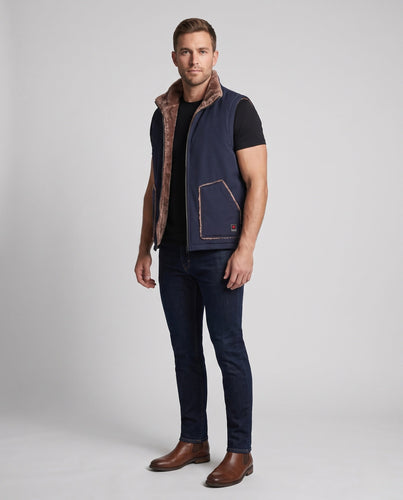 Herren Thermo-Utility-Weste mit Teddyfutter, winddichter Außenlage und Eingrifftaschen Shop Nory