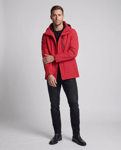 Herren beheizbare Winterparka mit USB‑Heizsystem, wind‑ und wasserabweisender Thermobeschichtung und Kapuze Shop Nory