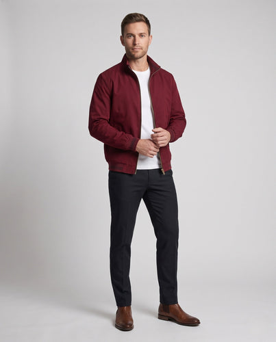 Herren lässige Thermo-Bomberjacke mit weichem Teddyfleece‑Innenfutter und Stehkragen Shop Nory